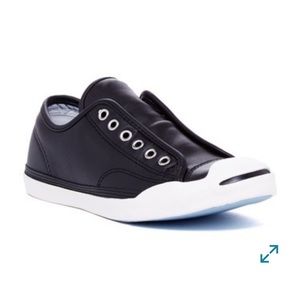 Converse Jack Purcell Leather Slip On Sneakers